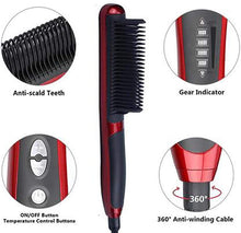 قم بتحميل الصورة في عارض الصور ، مشطة كهربائية بالسراميك للنساء
